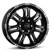 Borbet CW8 8x18 5x130 ET45 black rim window polished matt