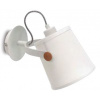 Mantra Nordica nástenná lampa 1x23 W biela-drevená 4924