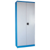 Policová dielenská skriňa na náradie GD, 4 police, zváraná, nosnosť 50 kg, 780 x 380 x 1920 mm