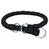 Trixie Nylonový obojek kulatý CAVO černý XS-S: 25-31cm/ ø12mm