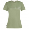 Icebreaker Merino 150 Tech Lite SS Tee Single Line Camp Women zelená XL