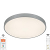 NEDES LC902AS/SI Stropné svietidlo OPAL LED, 48W, 3400lm, 2700-6500K, IP20, strieborná+diaľk.ovládač+Wifi