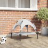 VidaXL pelech pre psa sivé 63 cm x 49,5 cm