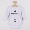 New Baby Body s potlačou ...vymeniť plienku...