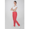 Dámske zdravotnícke nohavice M-086, koralová, 44 (Zdravotnícke oblečenie)