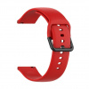 OEM Silikonový náramek pro chytré hodinky velikost L - 20mm (Amazfit, Samsung, Garmin, Honor, Huawei) Barva: Červená
