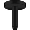AXOR ShowerSolutions prívod zo stropu, rozeta Round, dĺžka 100 mm, matná čierna, 26432670