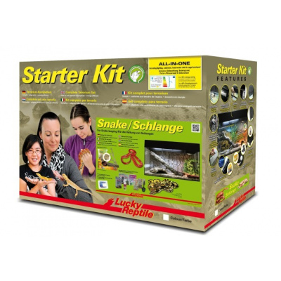 Lucky Reptile Starter Kit Snake 50x28x40 cm čierne