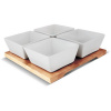Manutan Lamart LT9018 ser.misky Bamboo 4ks 19x19