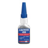 Sekundové lepidlo, na plasty a gumu, čierne, 50 g - Loctite 480