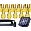 Verk 12380 Solárna svetelná reťaz, kvapky 50 LED, teplá biela