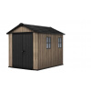 Záhradný domček Keter Apex 7,5 x 9 Ashwood, s podlahou