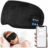 Maska na oči Verk Group s Bluetooth, čierna, polyester