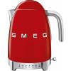 Smeg KLF04RDEU Rýchlovarná kanvica s reguláciou teploty 50's Style červená