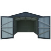 Riwall PRO RMCG 20x10 Anthracite - garáž 6 x 3 m so sedlovou strechou antracit CG-K2010