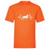 EKG kôň - Oranžová , Pánske , S