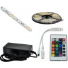 Svietidlo - svetelný zdroj - ZESTAW Taśma 3m 30 LED RGB sterownik zasilacz (Svietidlo - svetelný zdroj - ZESTAW Taśma 3m 30 LED RGB sterownik zasilacz)