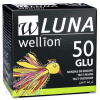 Wellion LUNA GLU testovacie prúžky k prístroju LUNA 1x50 ks, 9120015783604