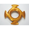98341 Pearl Gold Ring 4 x 4 (Ninjago Spinner Crown) (Perleťový zlatý kroužek 4 x 4 (Ninjago Spinner Crown))