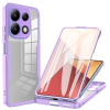 Beweare 360 obojstranný TPU kryt na Xiaomi Redmi Note 14 Pro 5G - fialový