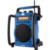 Sangean U-3 U-3 odolné rádio, FM, AM, AUX, odolné proti striekajúcej vode, prachotesné, nárazuvzdorné, vreckové svietidlo, modrá; U-3
