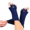 Happy Feet Adjustačné ponožky Navy Extra Stretch, veľkosť L (43-46)