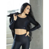 Trendy dámsky croptop VSB NEWSKIN black