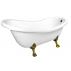 Polysan RETRO voľne stojaca vaňa 169x75x72cm, nohy bronz, biela SPH 42132