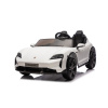 mamido Elektrické autíčko Porsche Taycan Turbo S biele