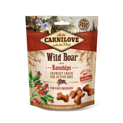 Carnilove Dog Crunchy Snack Wild Boar with Rosehips 200g