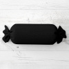 Biante Vankúš valec bonbon Rongo RG-014 Čierny 15x60 cm