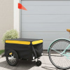 zahrada-XL Vozík za bicykel, čierno žltý 45 kg, železo 94106