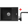 Sinks PERFECTO 650 Granblack + ENIGMA S čierná matná