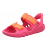 DETSKÉ SANDÁLE DO VODY BAREFOOT SUPERFIT SPLASH-S PINK/ORANGE R.33