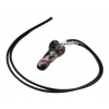 Rodonit Penis amulet pro plodnost, přívěsek přírodní kámen ručně broušený 3 cm, velký léčitel srdcí