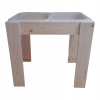 Senzorický stôl bloky piesková voda Montessori 56cm nádoba trofast ikea (vodný stôl zmyslové pieskovisko pre vzdelávanie a rozvoj detí výška 54 cm)