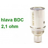 Aspire BDC Dual Coil náhradní žhavící hlava nerez 1,8ohm a 2,1ohm Odpor: 2,1 Ohm