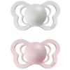Cumlík Bibs Couture cumlík zo silikónu 2 ks Haze/ Blossom - veľkosť 1 (0-6 m.) (0353377)