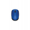 Logitech myš M171/ Bezdrátová/ Optická/ 1000dpi/ USB přijímač/ modrá (910-004640)