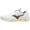Mizuno WAVE STEALTH V / White / Black / Lemon Chrome / 14 UK