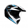 AGV AX9 MULTI PLK NORTH BLACK/WHITE/CYAN Velkosť: MS
