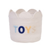 Childhome Kôš Na Hračky Kvetina Off White 30x30x30 Cm
