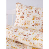 Dreamy Linens Obliečky krepové béžové Teddy Bears