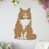 drevo zivota Drevená dekorácia Nórske lesné mačky Farebný vzor: Buk, Rozmery (cm): 28x40