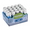 Batéria zink-chloridová 20ks, 1,5V, typ AA, EXTOL ENERGY 42003