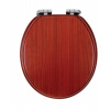 NOVASERVIS sedátko WC LYRA ORECH, dyhovaná MDF, pomaly padajúce