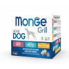 Monge Grill Adult zmiešané hovädzie & treska & kuracie & morčacie 12 x 100 g