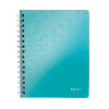 Poznámkový blok A5 linajkový Leitz WOW Modrá ľadová