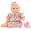 Bábika na kúpanie Baby Bath Calypso Mon Premiere Poupon Corolle s hnedými klipkajúcimi očami a kačičkou 30 cm od 18 mes
