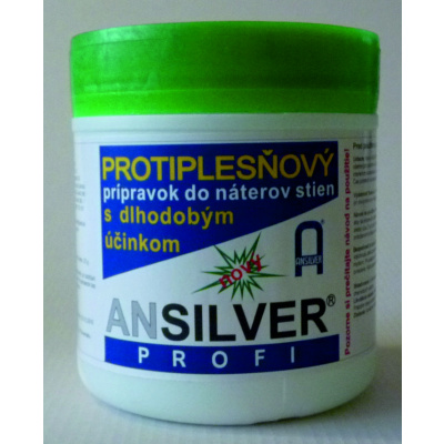 Ansilver Profi 25g x5ks protiplesňový antibakteriálny prášok do stierok (Ansilver profi 25g x5ks prášok do omietok a náterov proti plesni s obsahom aktívneho striebra)